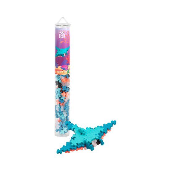 Plus-Plus Manta Ray Tube 100 Pieces