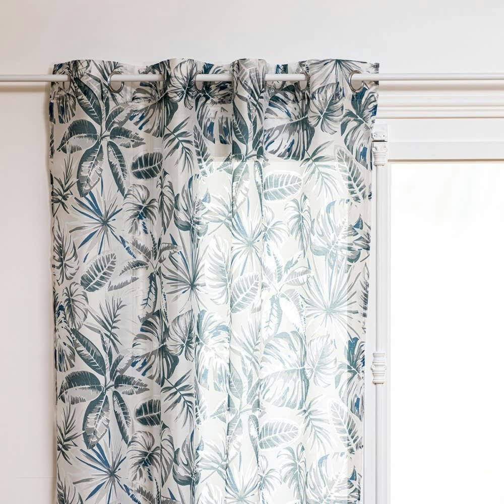 - Voilage  polyester Bleu 140x240