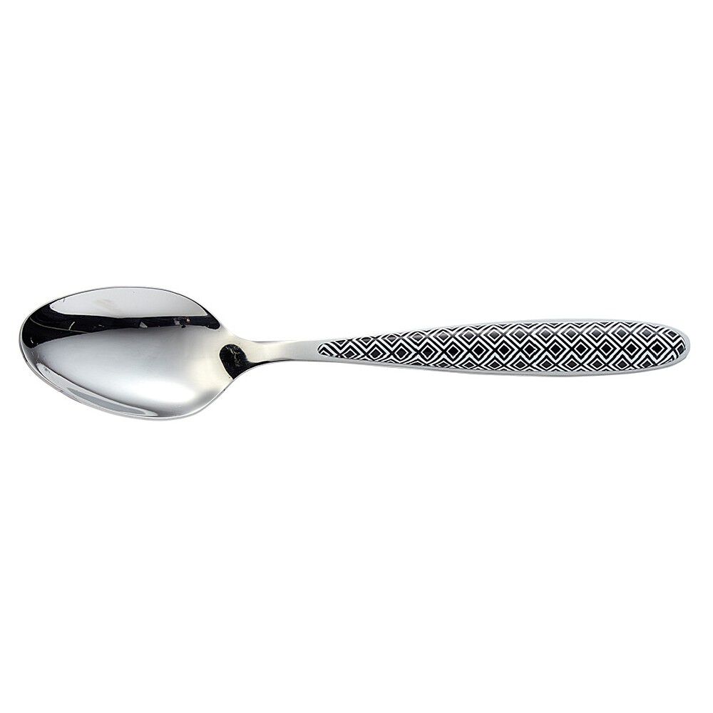 Cuillère à soupe Square noir et blanc