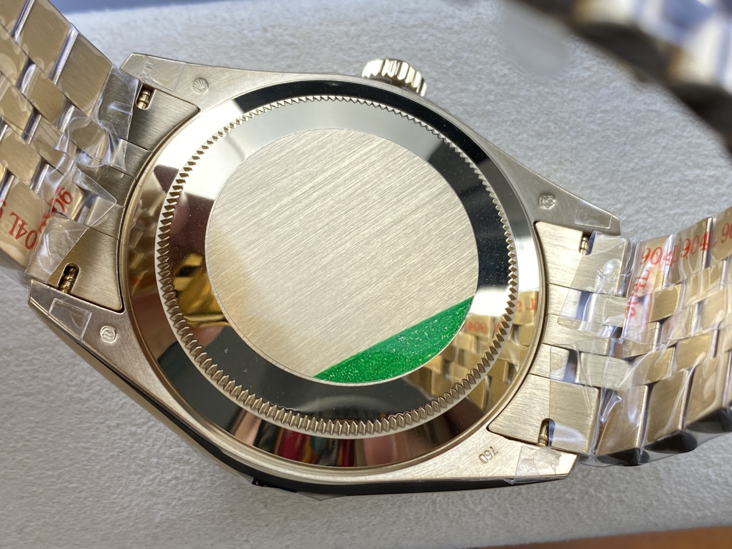Rolex Sky-Dweller YG Plated Green Dial 42mm Jub Super Clone