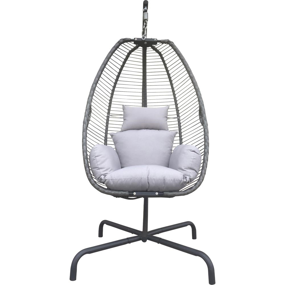 Lesli Living bistrostoel Rope - grijs - Ø128x208cm