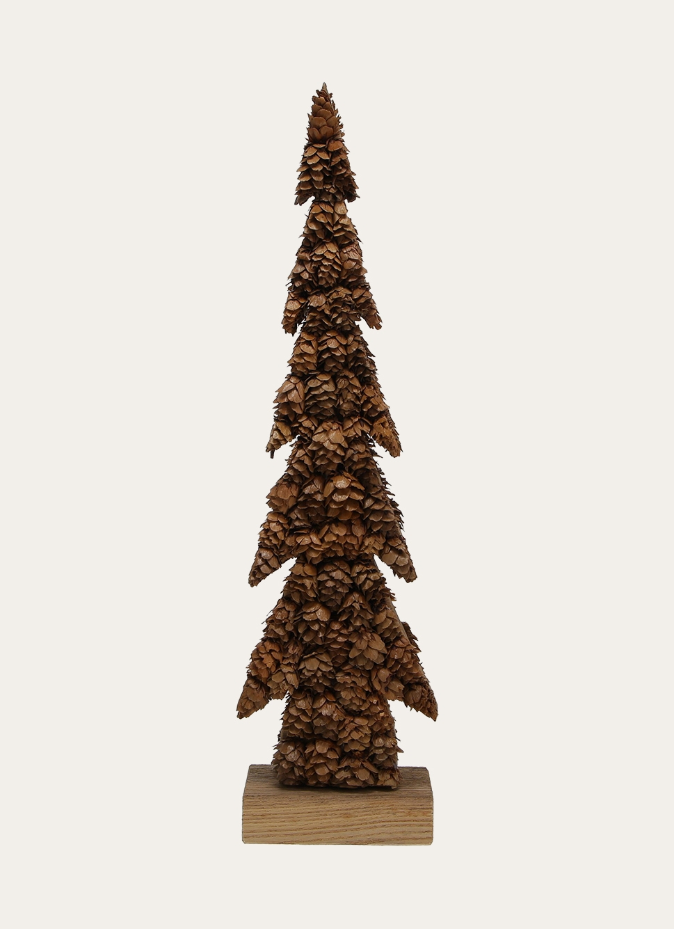 GRAND SAPIN DÉCORATIF EN BOISBRUN