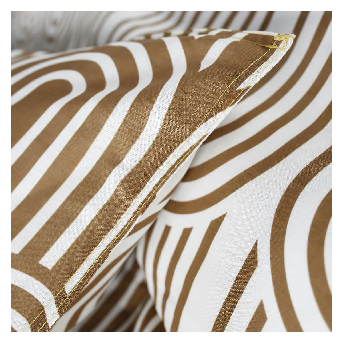 SUNSHINE CAREL - Parure de lit 2 personnes imprimé en Coton Multicolore 240x260 cm