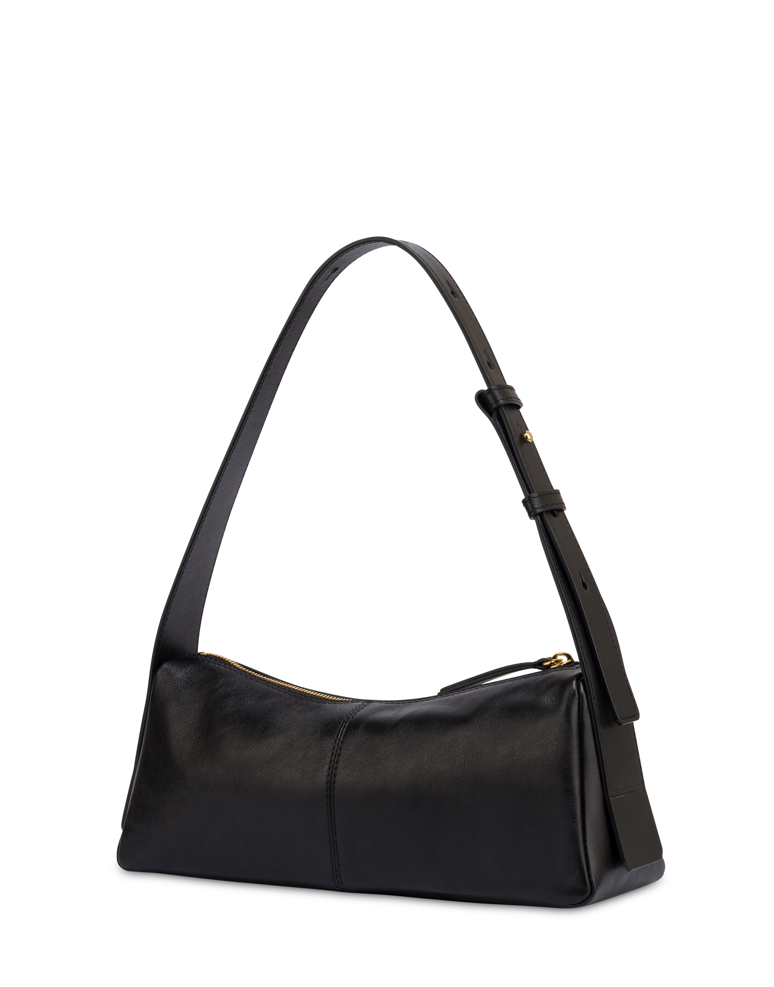Borsa A Spalla Swing In Vitello Nero