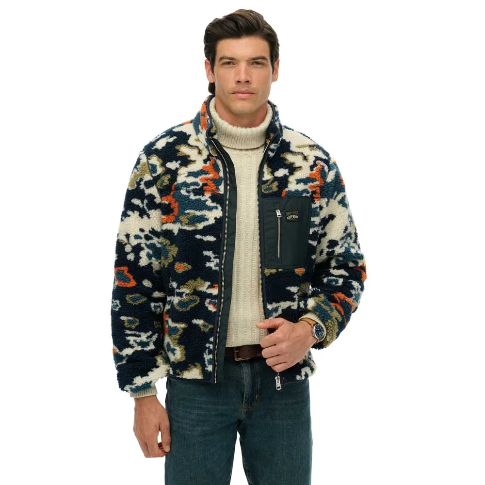 Superdry Printed full zip sweatshirt