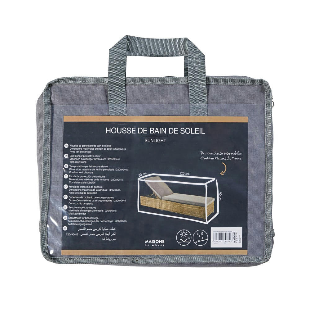 Sunlight - Housse de protection pour bain de soleil 217x87