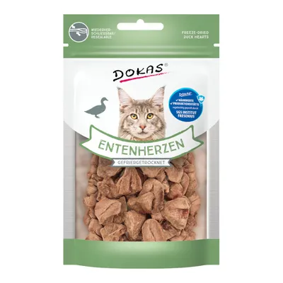 Dokas Freeze-Dried Duck Hearts for Cats