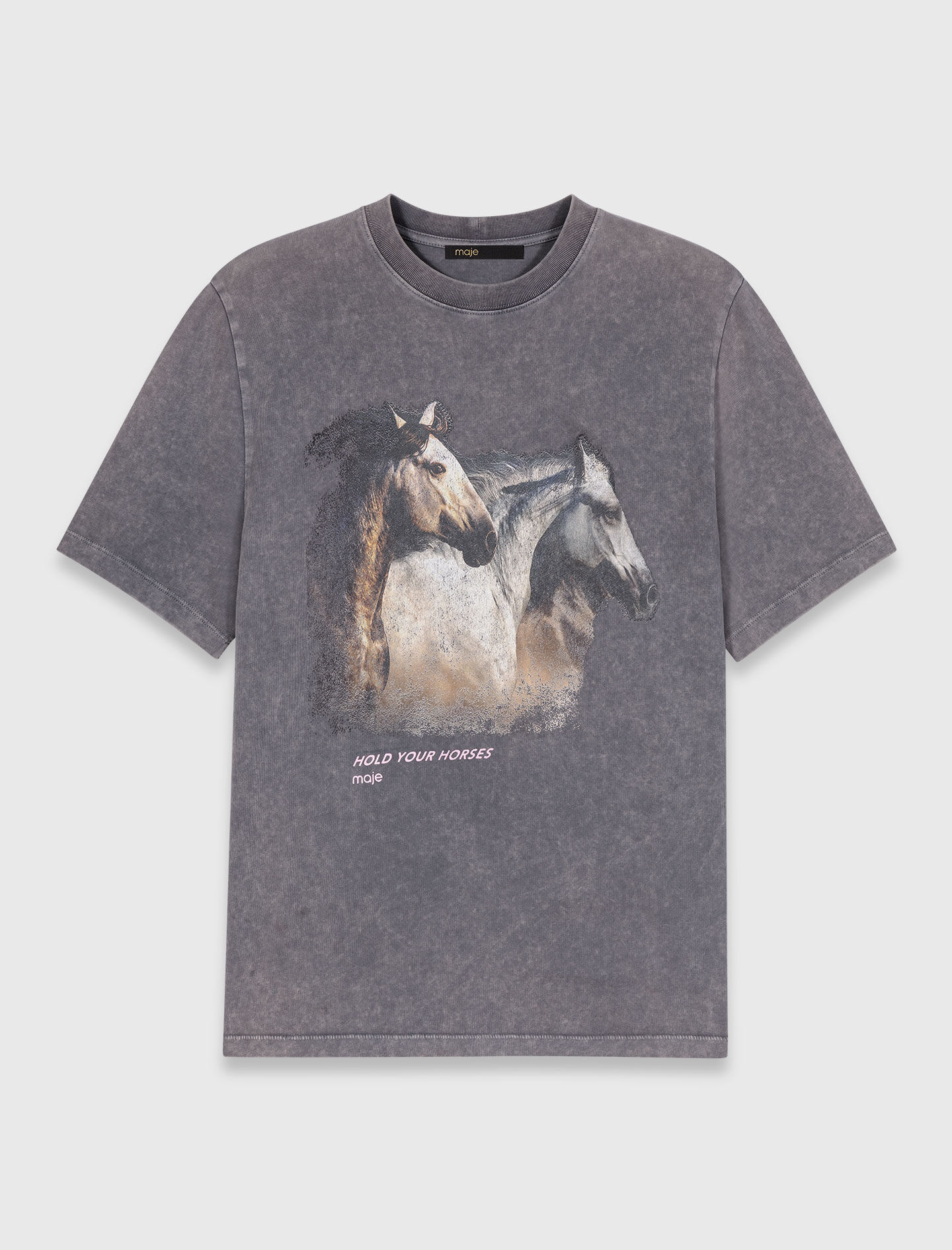 Tee shirt imprimé cheval