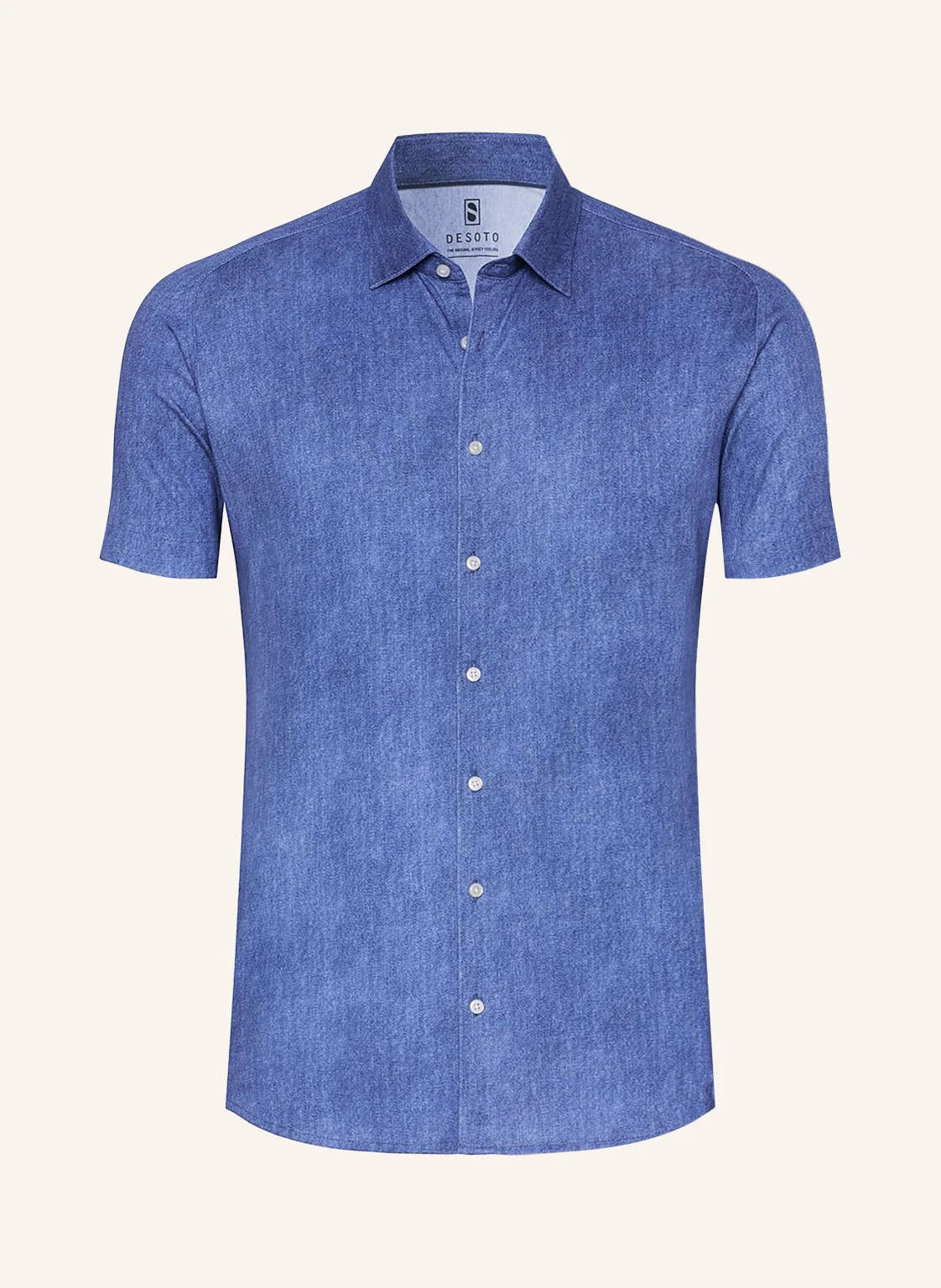 DESOTO Kurzarm-Hemd Slim Fit aus Jersey