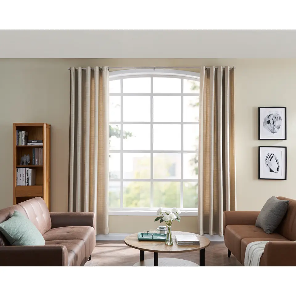 Lange Gordijnroede - Uitschuifbaar - Stang van 240-360 cm - Zilver