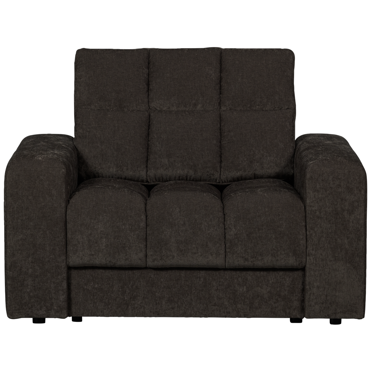 WOOOD fauteuil Second Date - Vintage - Antraciet - 78x103x99