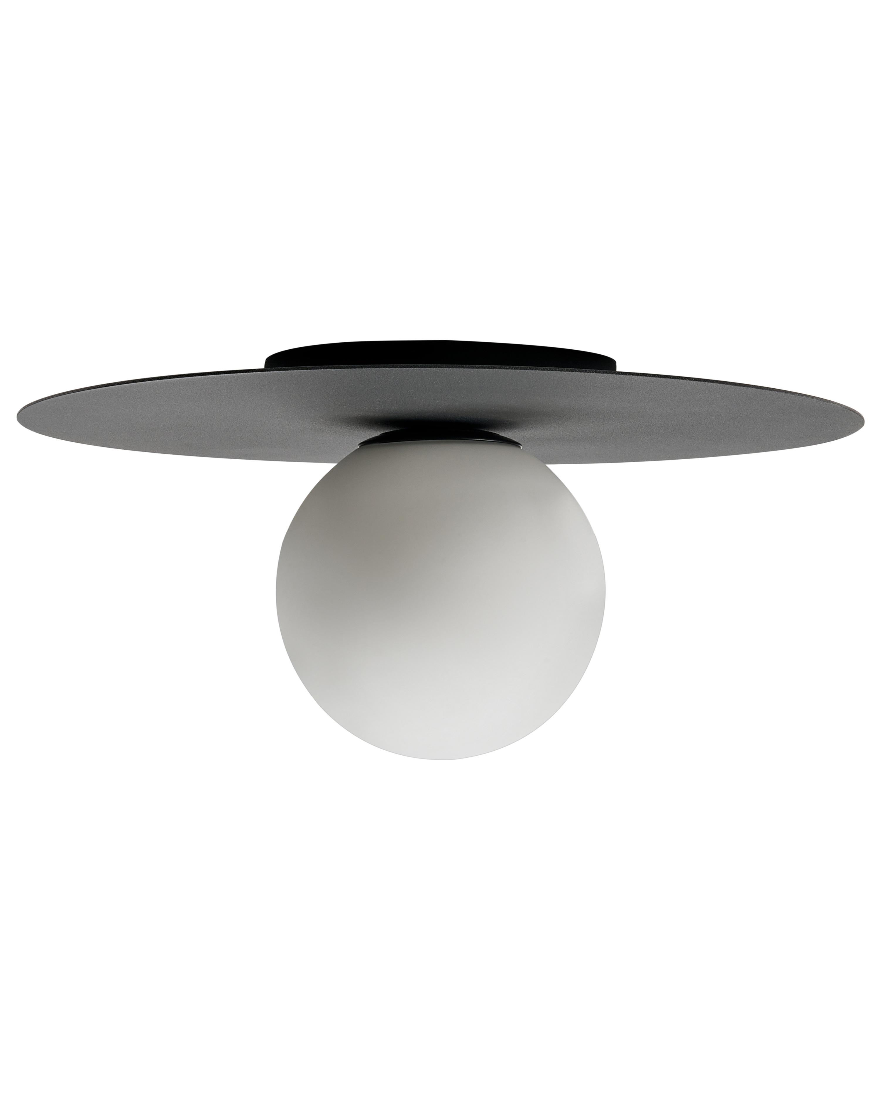 Ceiling Lamp TARDES Metal Black