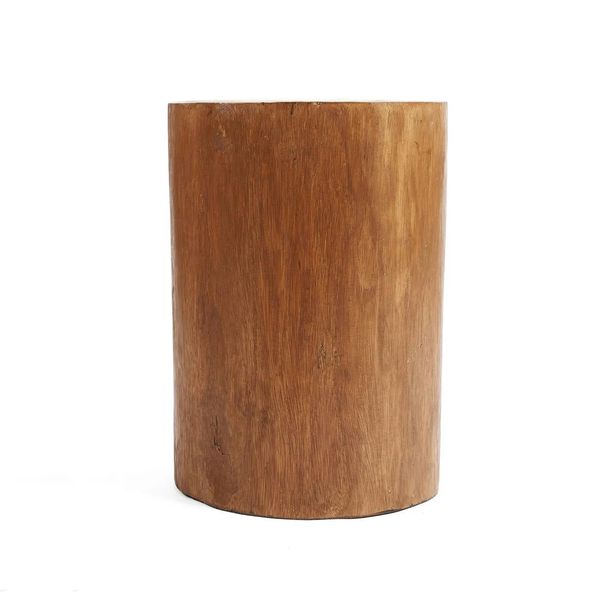 TRIBE - Tabouret en bois de teak naturel