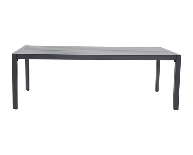Jette 8 Seater Dining Setting Bundle - Gunmetal Grey