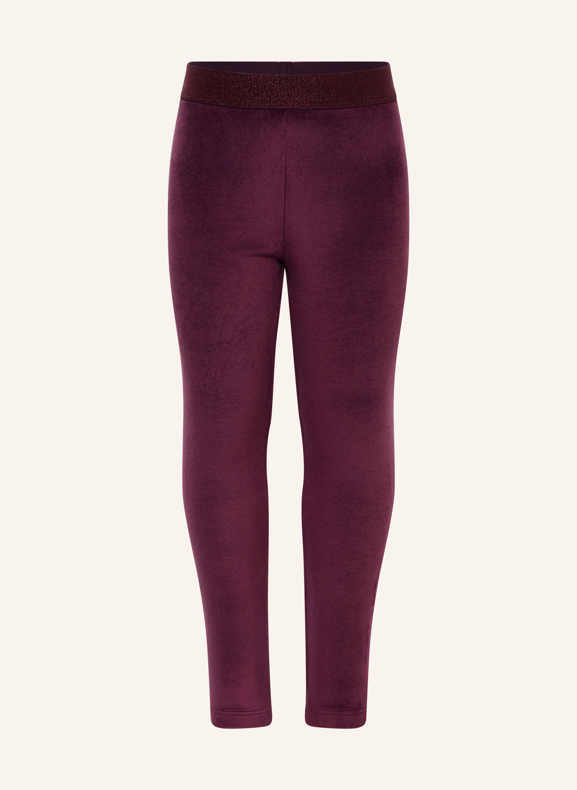 s.Oliver RED Samtleggings mit Glitzergarn