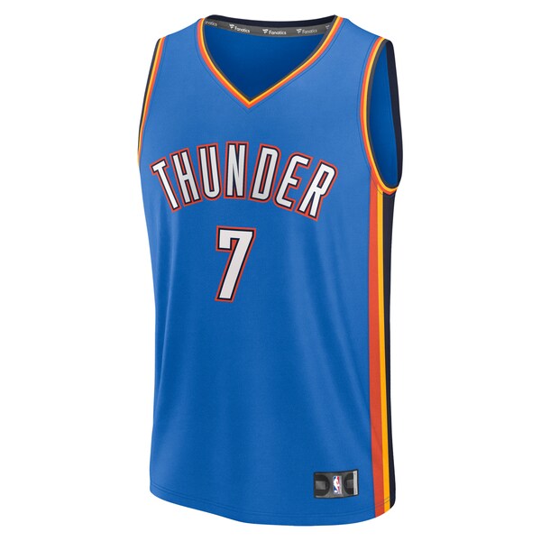 Chet Holmgren Oklahoma City Thunder  Fast Break Replica Player Jersey - Icon Edition - Blue