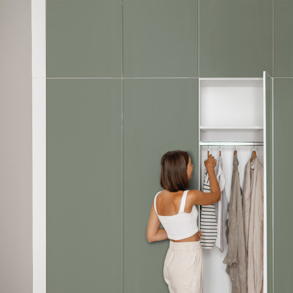 Okleina meblowa Zielona powierzchnia 50x100 Folia samoprzylepna Mat
