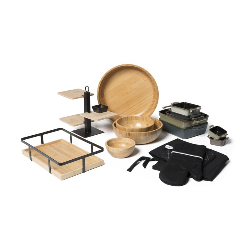 Schaal bamboe - 35 cm