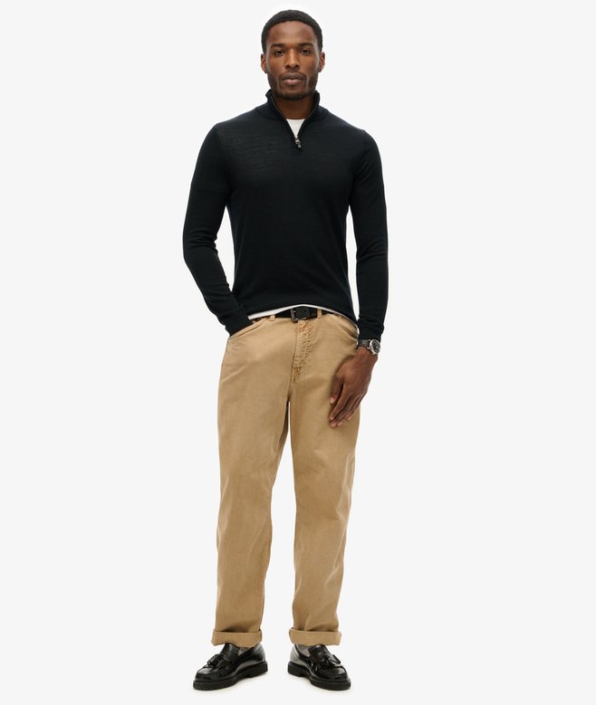 Merino Half Zip Jumper