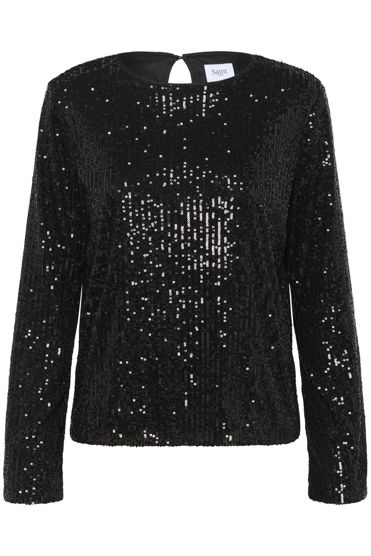 Saint Tropez Neyana Long Sleeve Sequin Blouse
