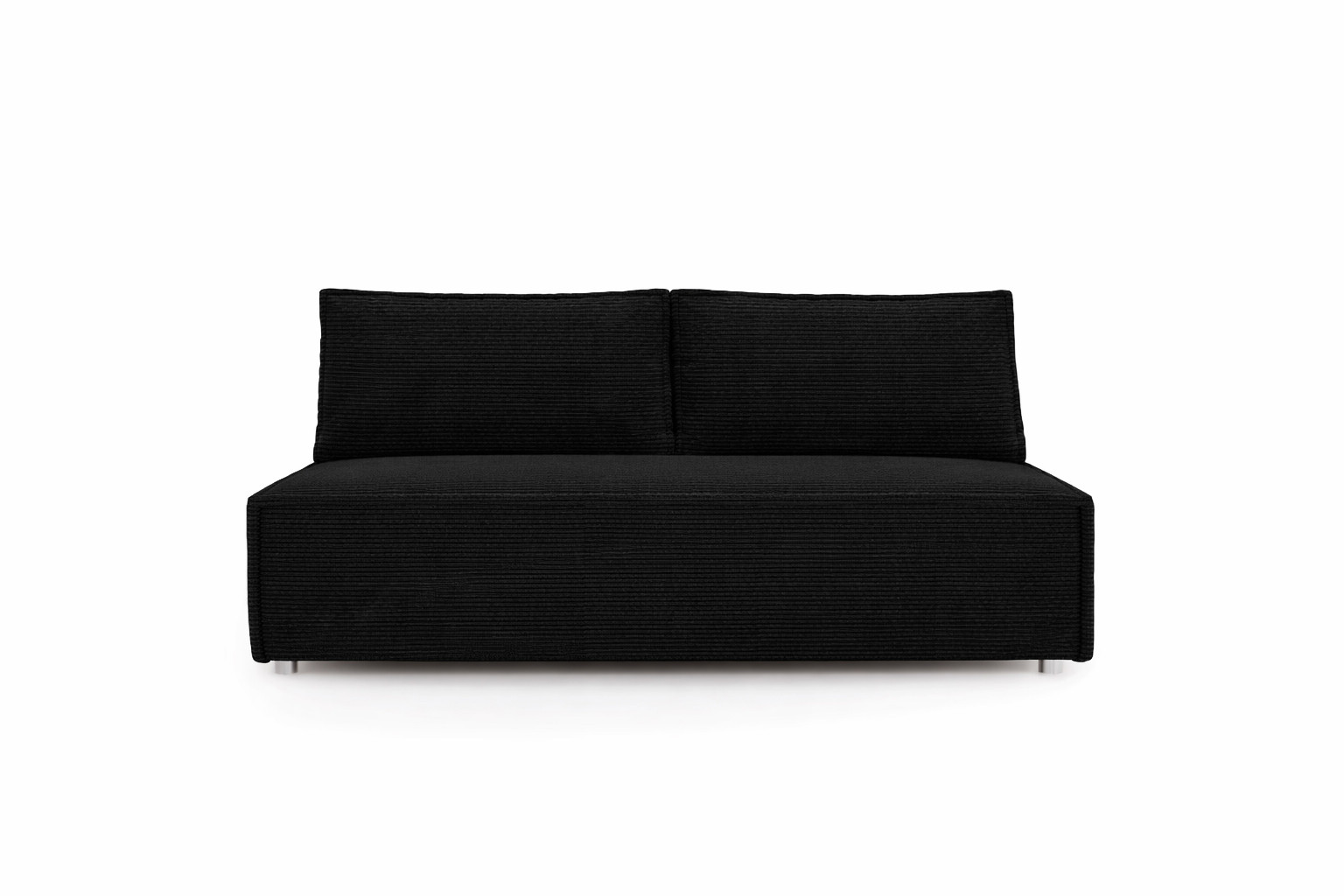 Sofa DUO z funkcją spania i przechowywania, tkanina Poso, Grafitowy