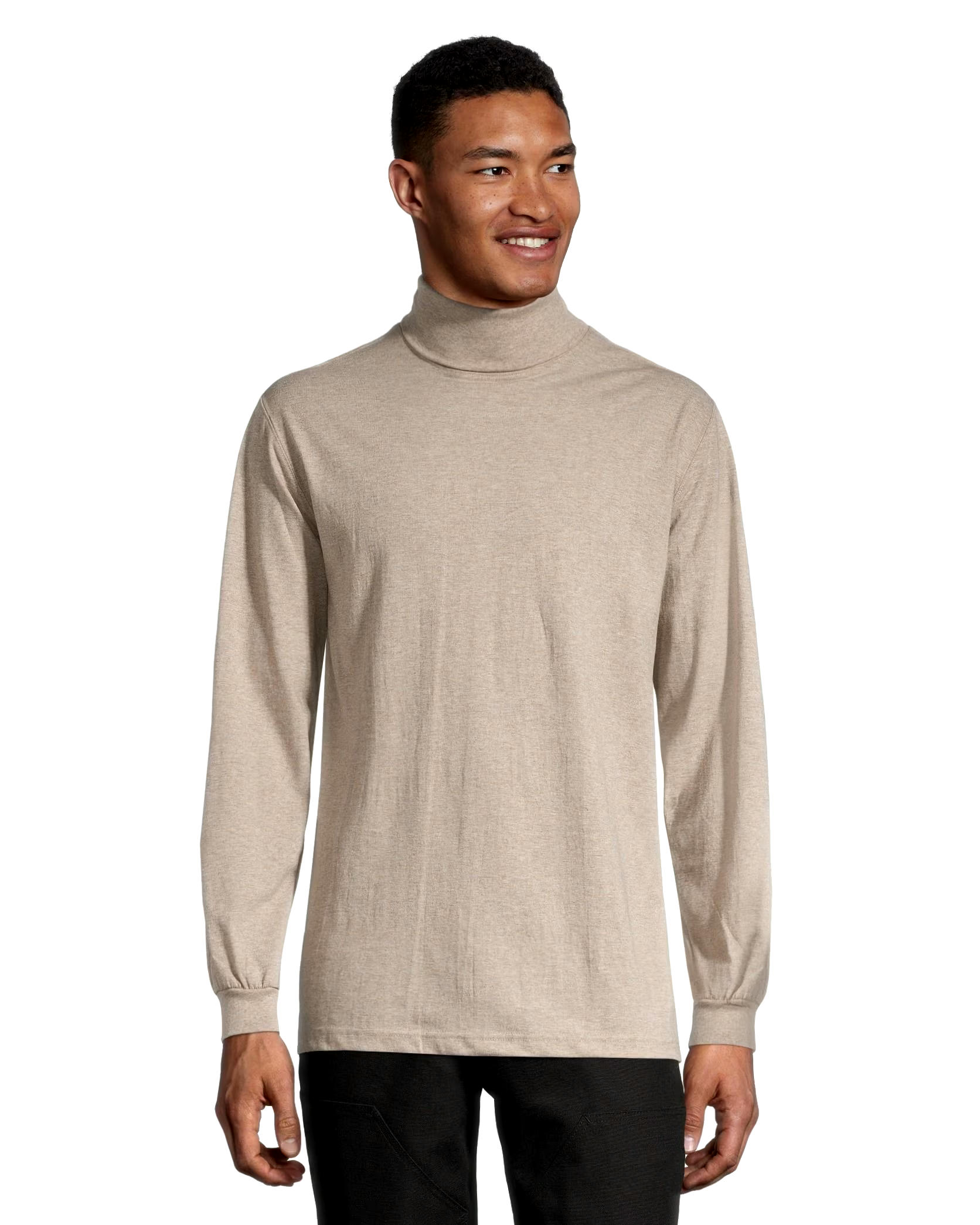 Aggressor Men's Straight Cut Ribbed Turtleneck