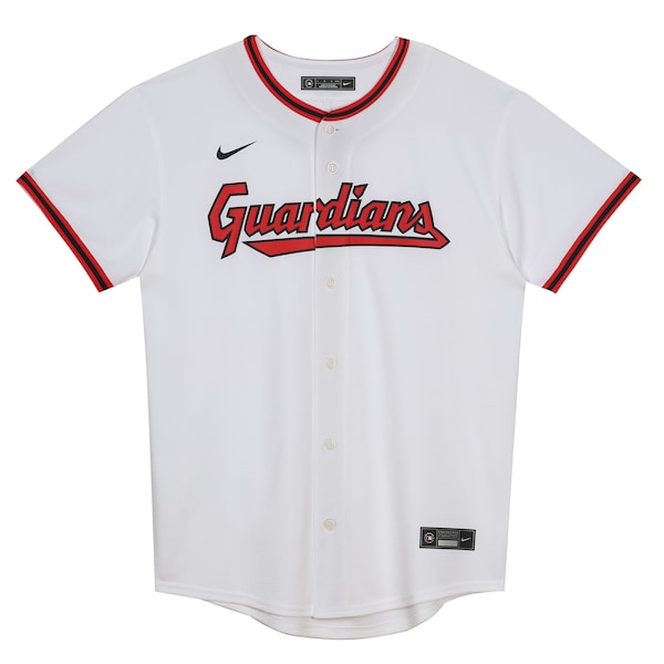 Cleveland Guardians Nike Preschool Home Blank Replica Jersey - White