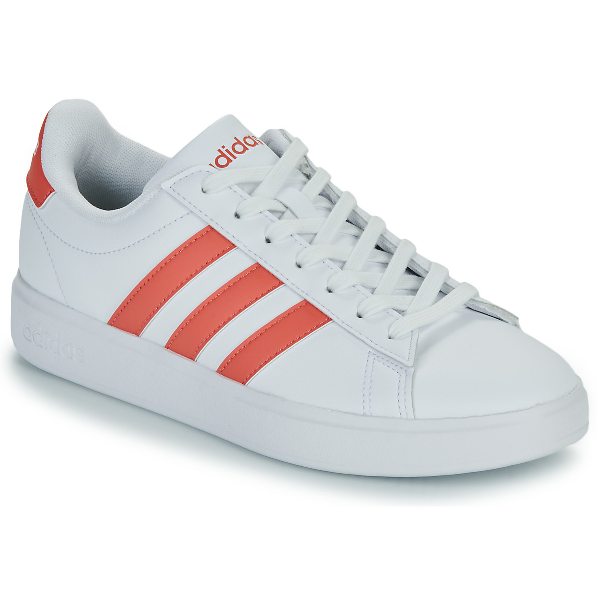 adidas - GRAND COURT 2.0 - White / Coral