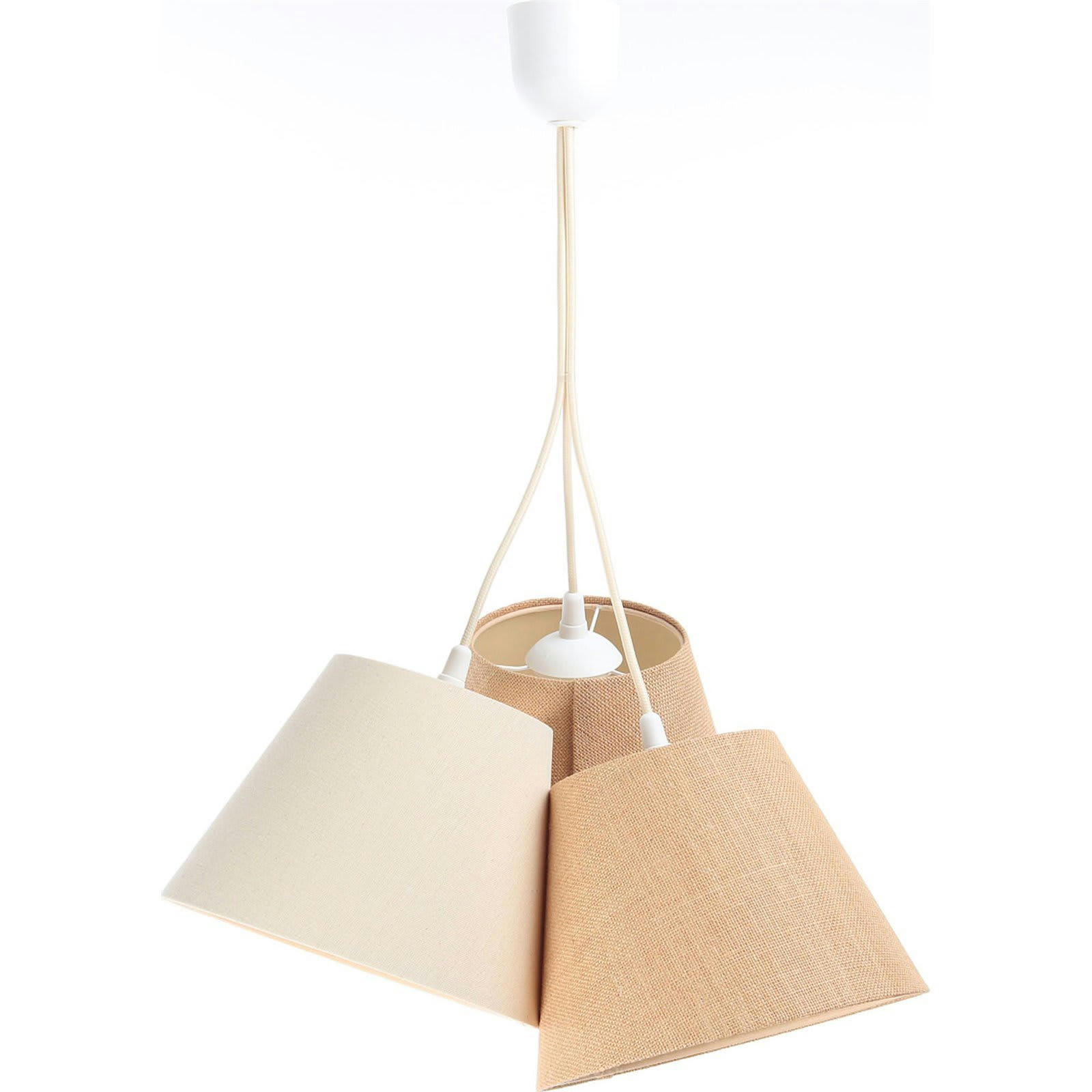 - Suspension Lin Beige 25x25x20 cm