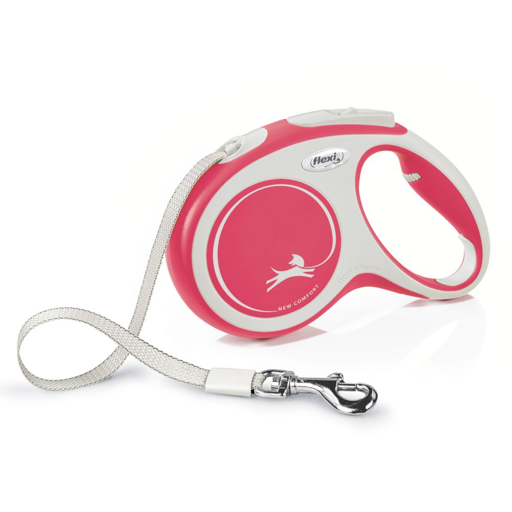 flexi Comfort Harness Leash - Red - 5m