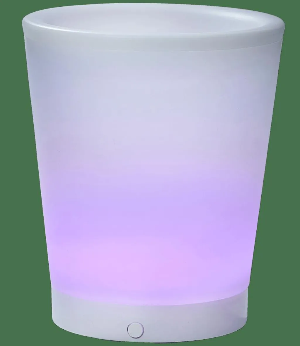 Refroidisseurs À Vin^CASA PARTY Seau à Glace Avec Moodlight Blanc