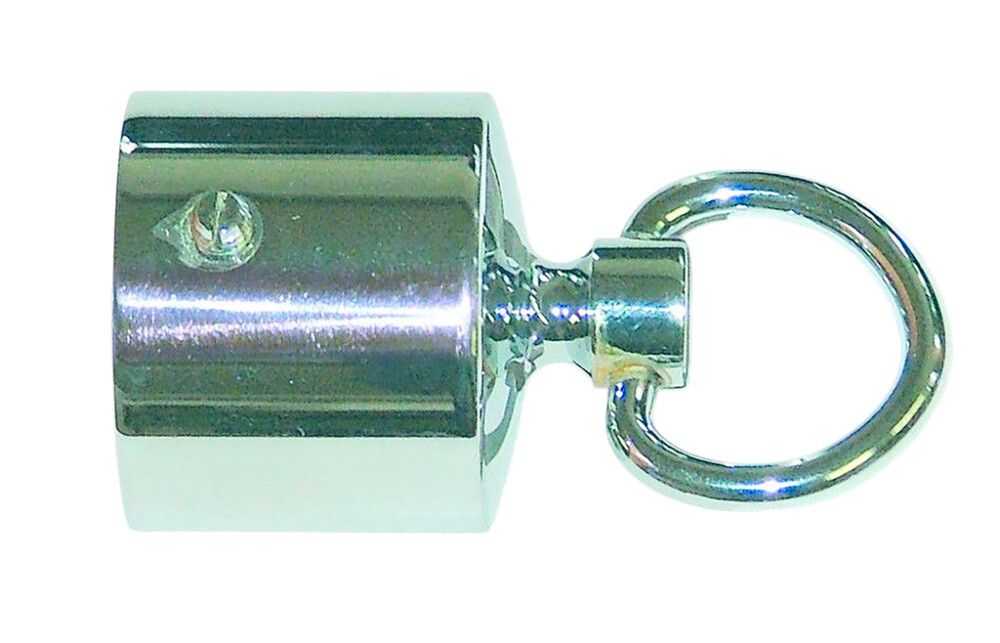 ENDEBESLAG SEILFLECHTER KROM MED RING Ø 36 MM