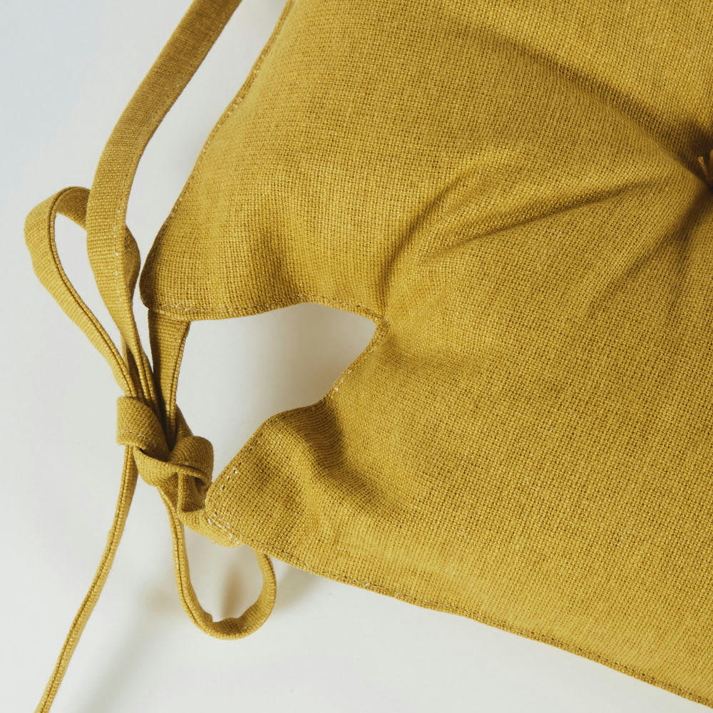 ROMMIE - Galette de chaise ocre