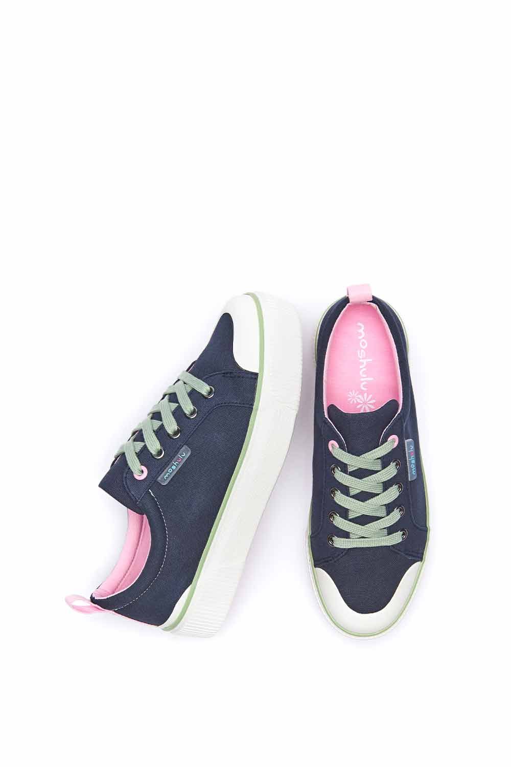 Moshulu Levan' Chunky Canvas Trainers