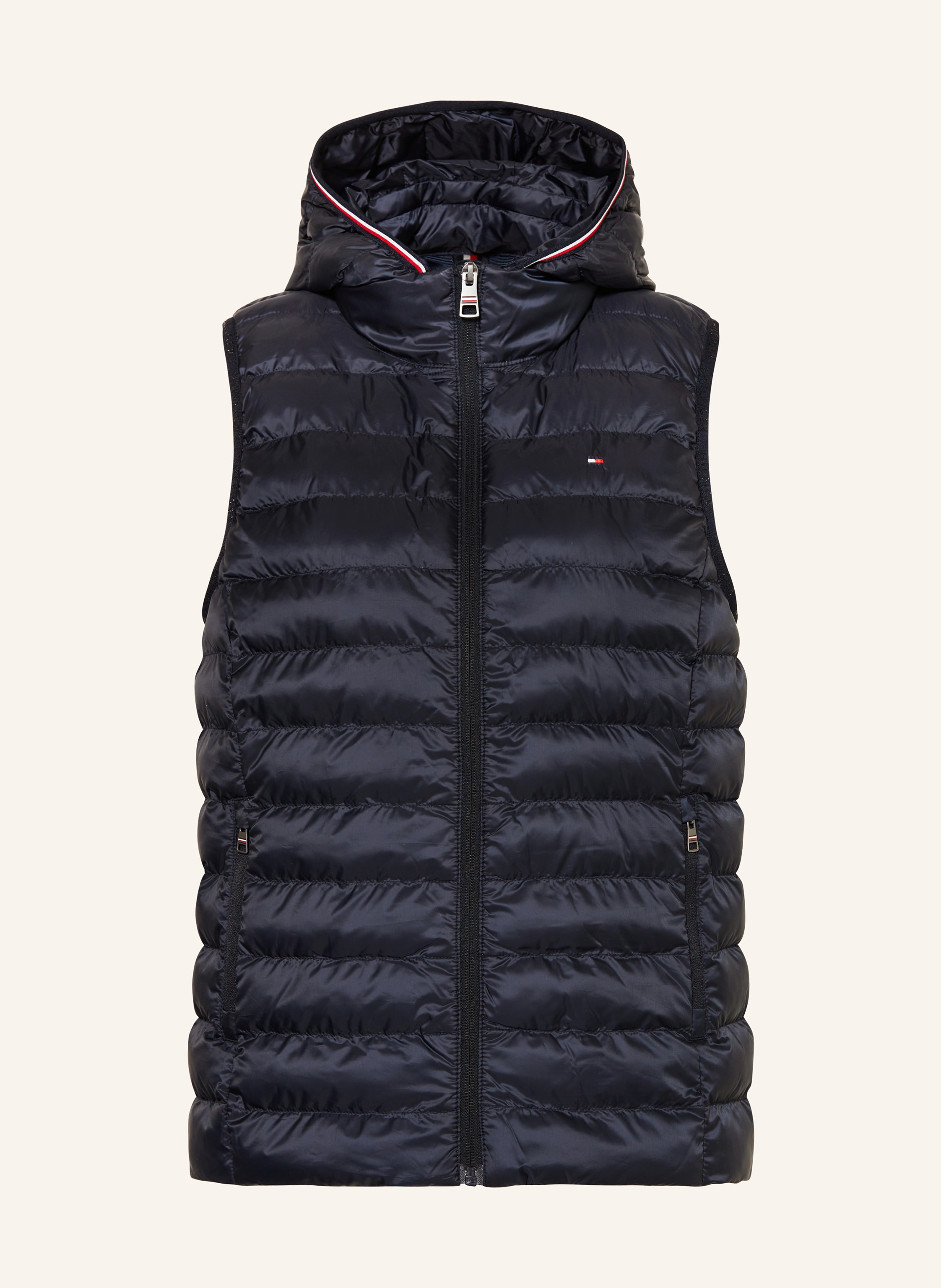 TOMMY HILFIGER Steppweste mit abnehmbarer Kapuze