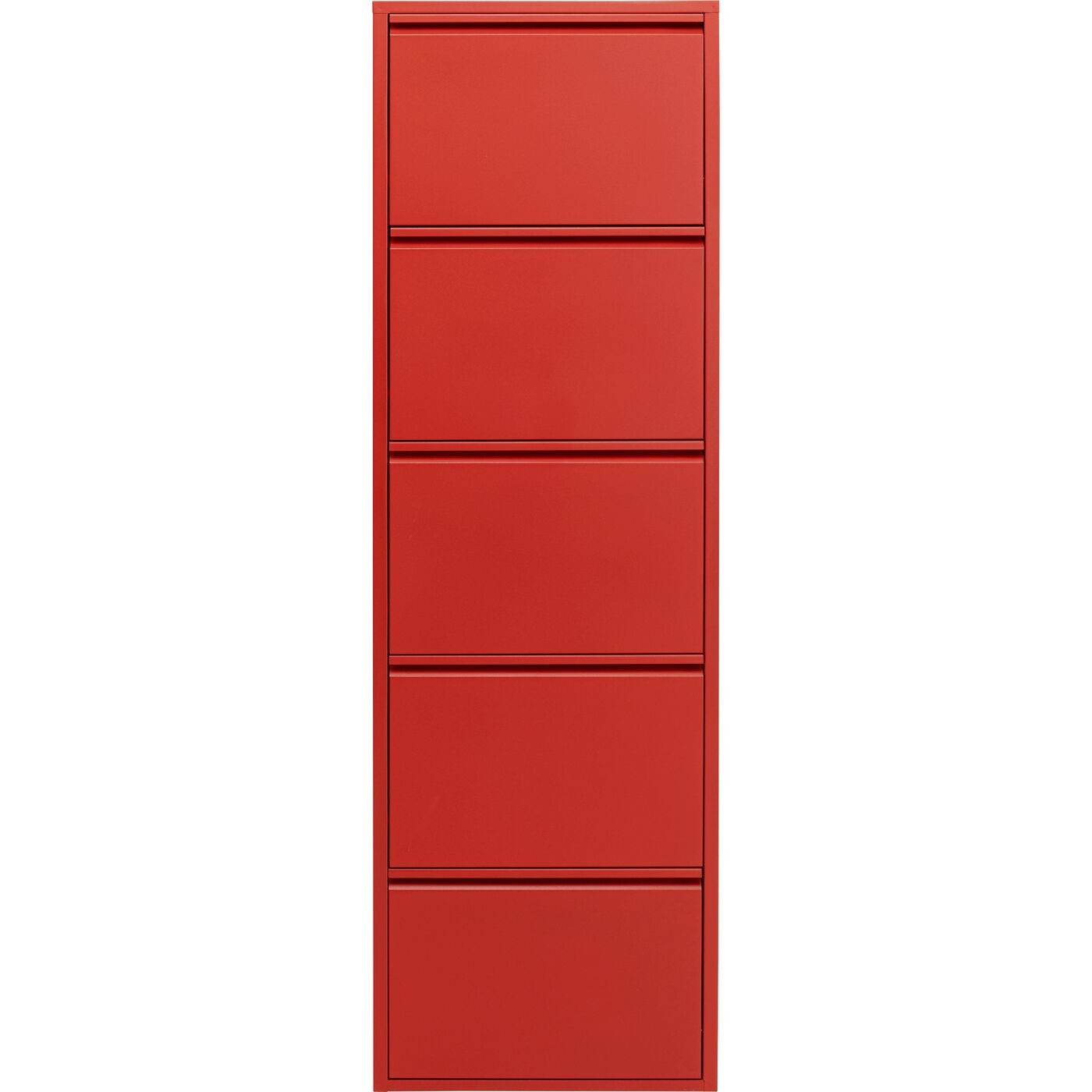 Kare Design Schoenenkast Caruso rood 5 laden