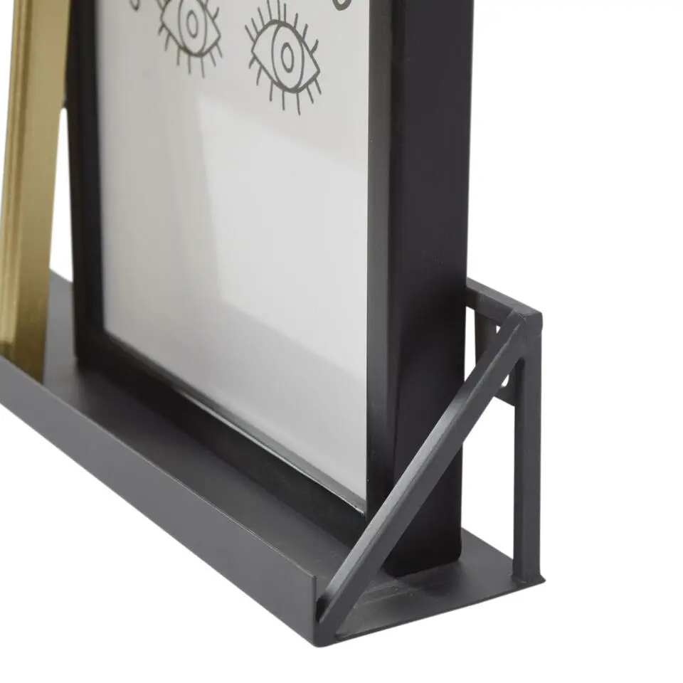 LOFT42 Pictured Fotoplank - Metaal - Mat Zwart - 8x110x8