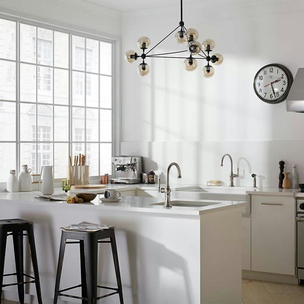 Kohler Artifacts® Double Hole Kitchen Sink Faucet with 14-11/16