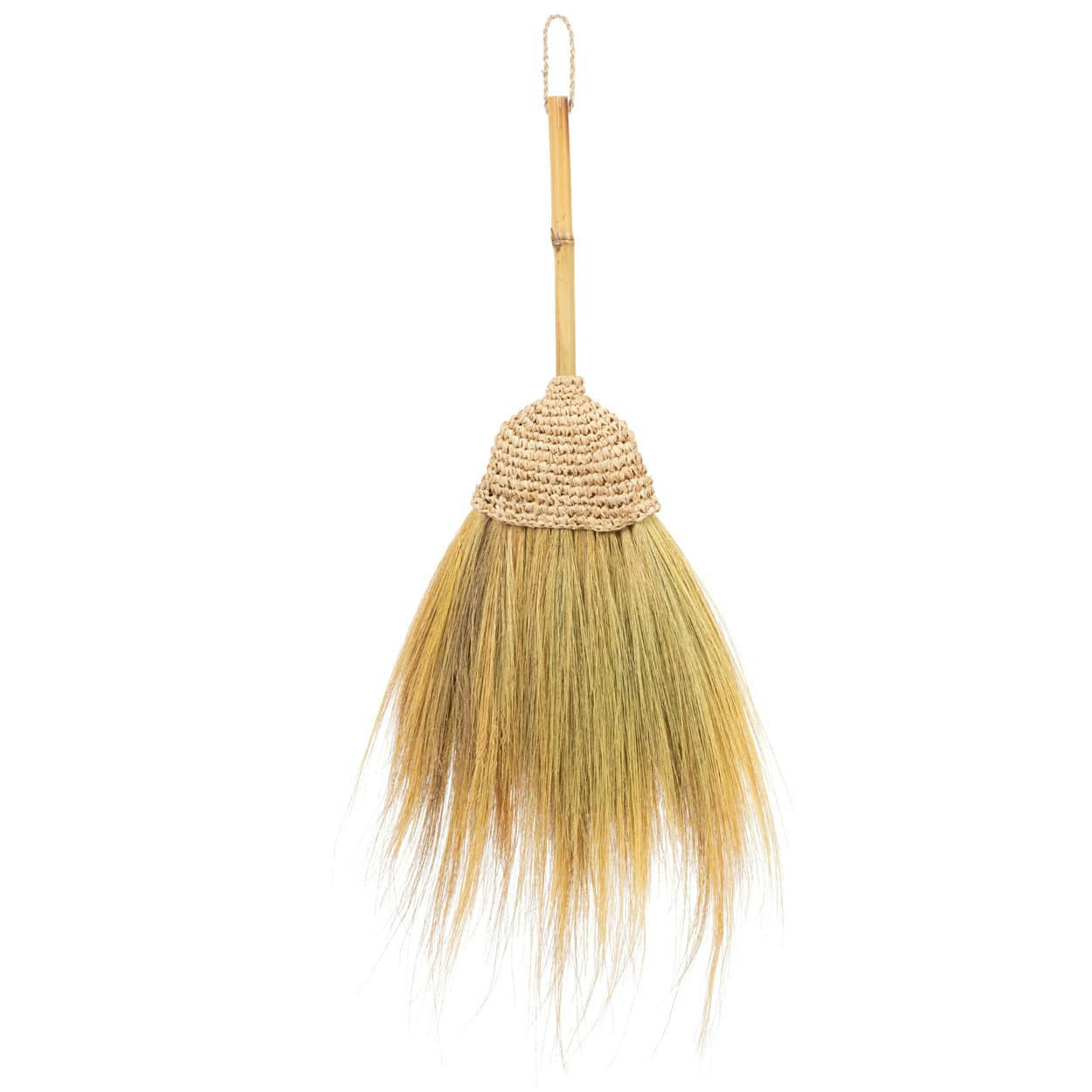 RAFFIA BROOM - Grande brosse en raphia naturel