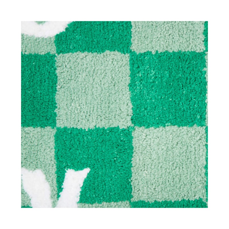 Badmat Take it Easy - groen/wit - 50x70 cm