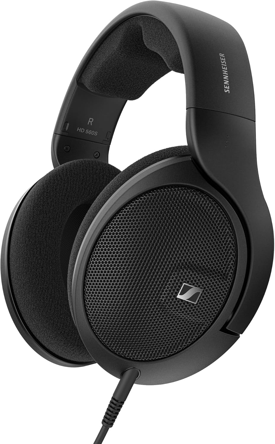 Sennheiser HD 560S Open-Back Over-Ear Wired Headphones – Neutral, Natural Sound for Music, Gaming, and Content Creation, Black