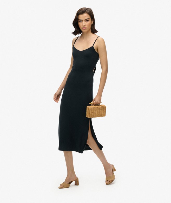 Jersey Open Back Dress