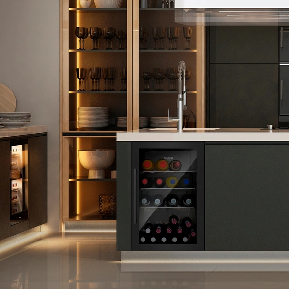 Kühlschrank »BBQ Cooler Black S-R«, BxHxT: 50 x 68 x 43 cm, 63 l, schwarz