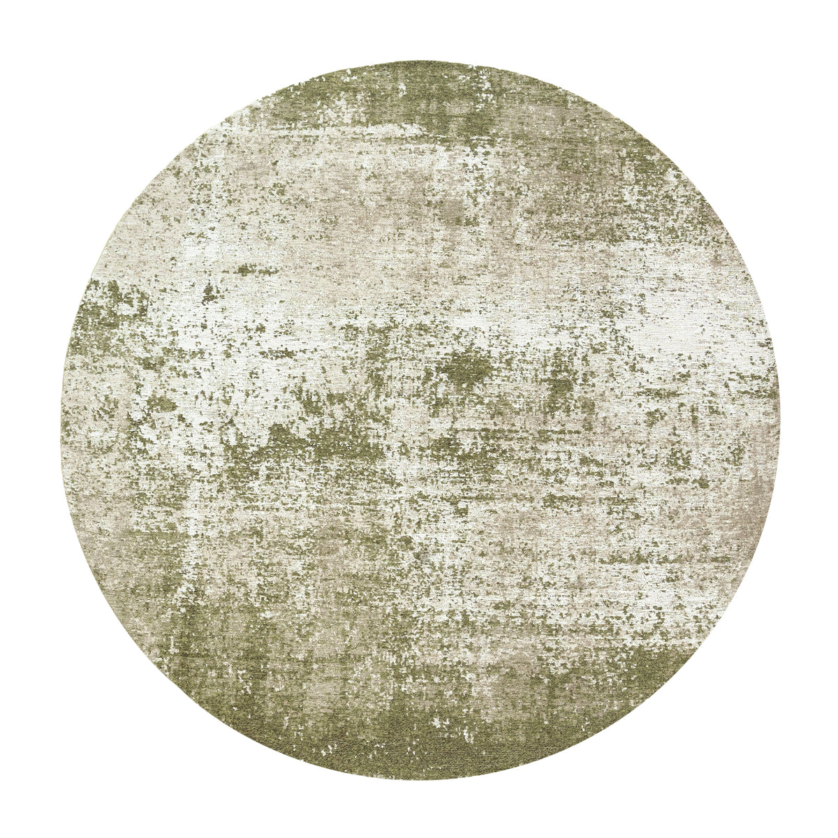 Ecorugs vloerkleed Uranus - groen - 140x140cm