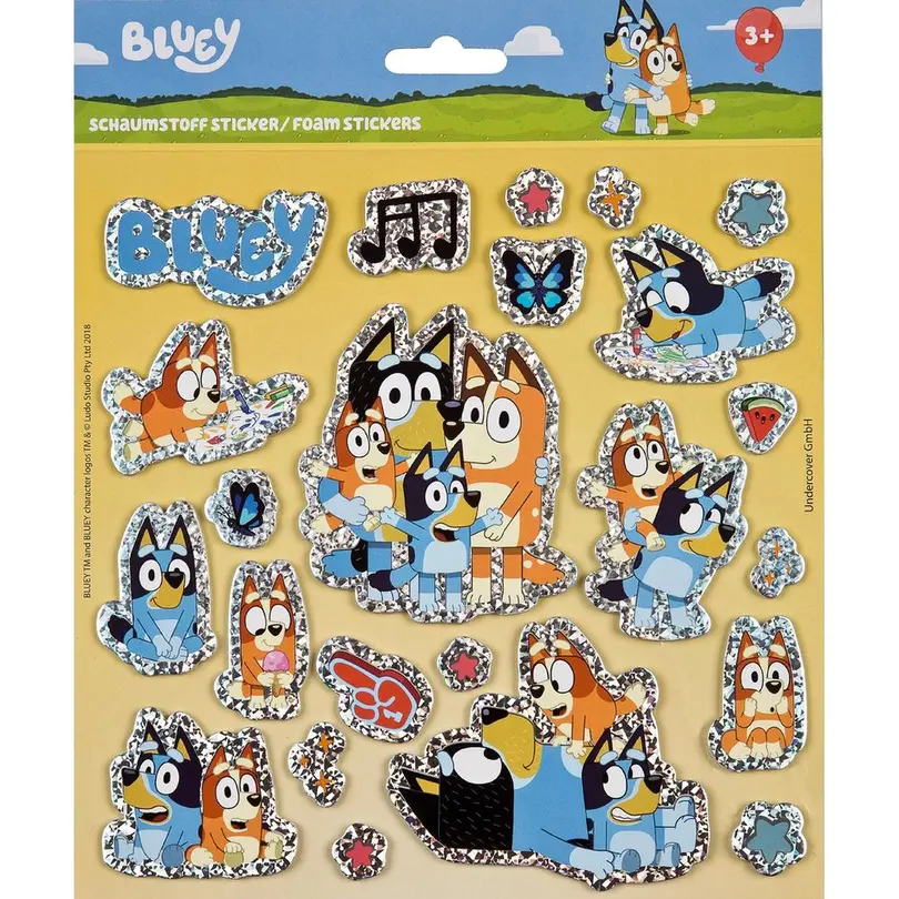 Sticker 20er-Set Bluey