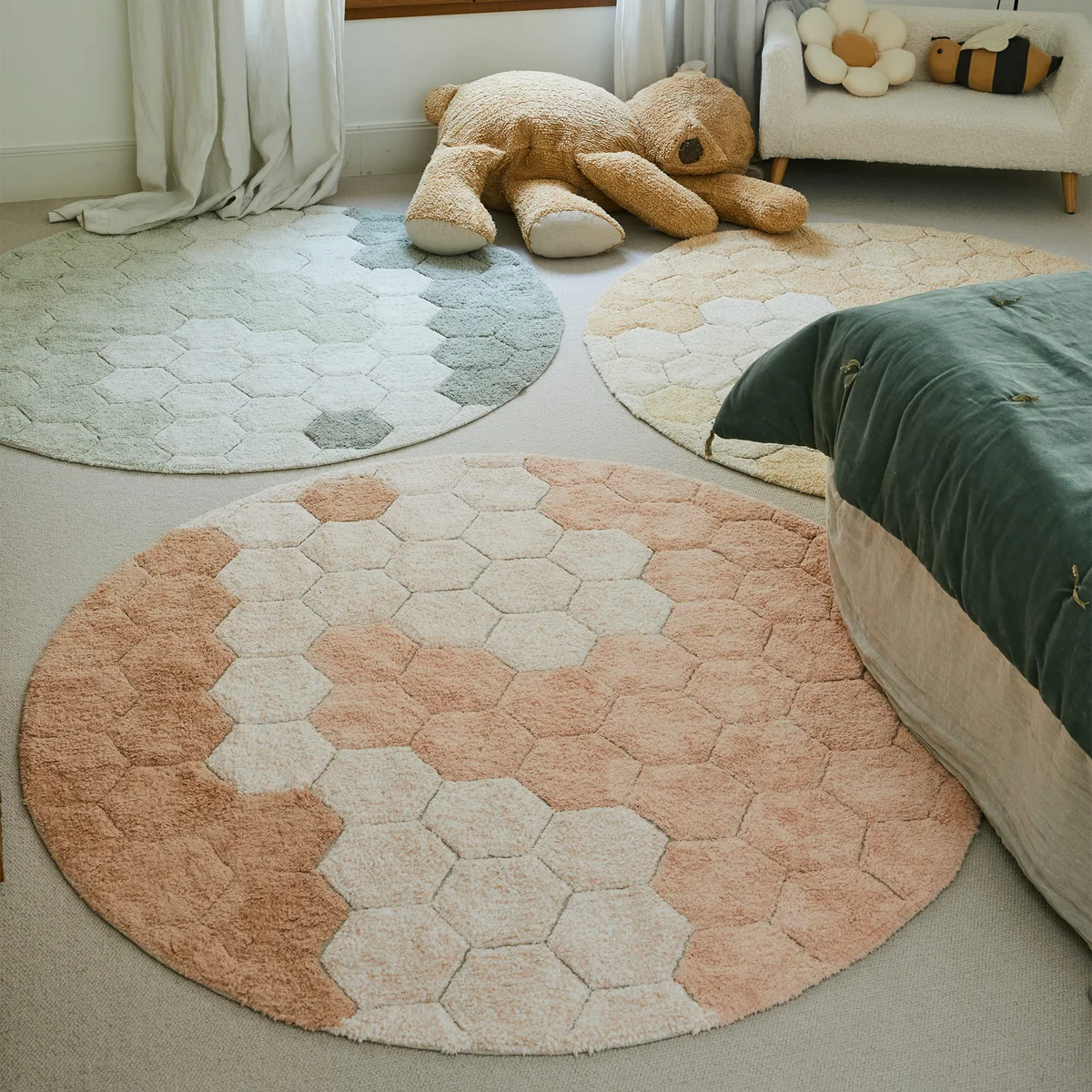 Lorena Canals - Honeycomb waschbarer Teppich