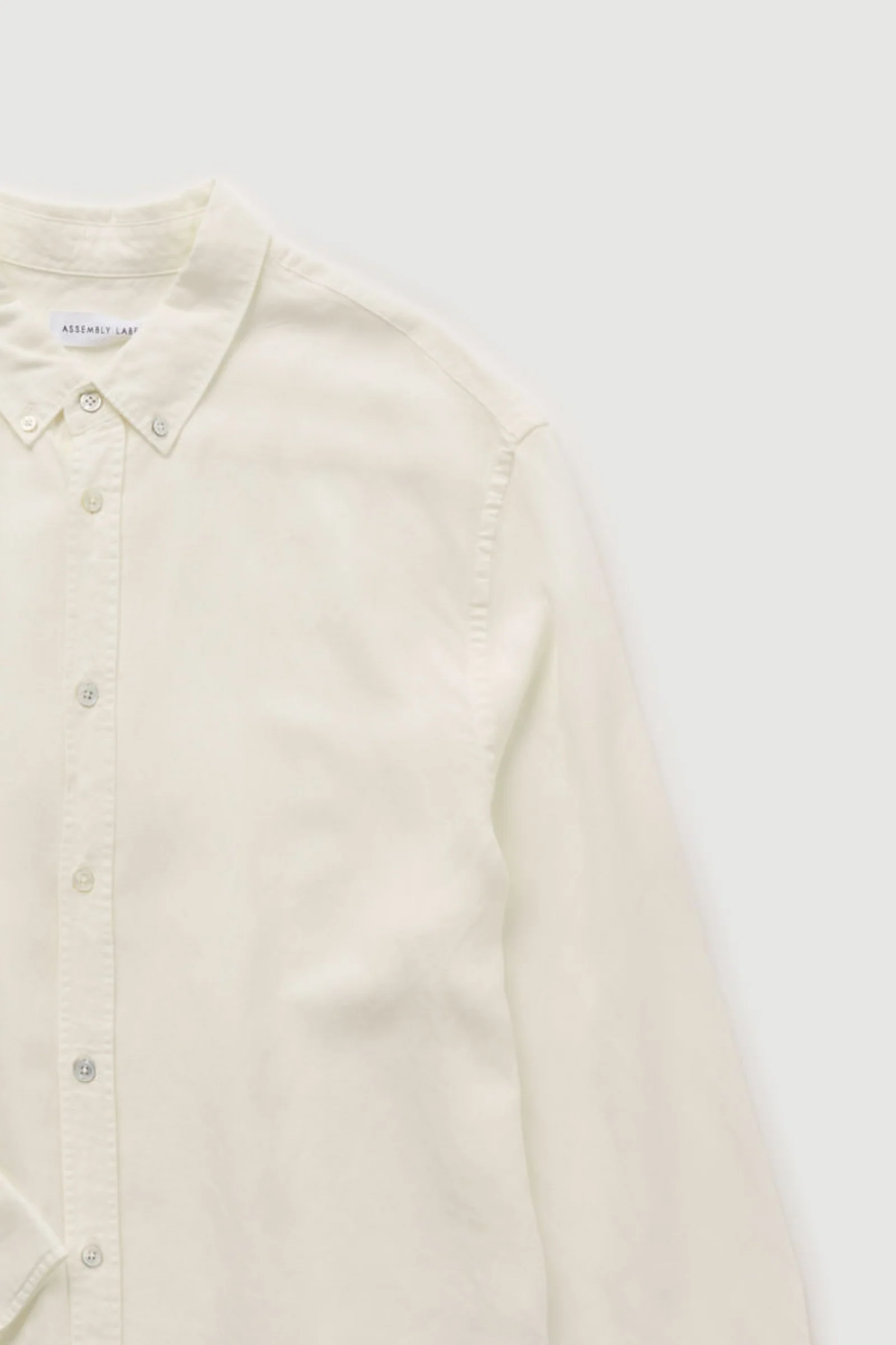 Re-Worn Mens Linen Blend Textured Shirt