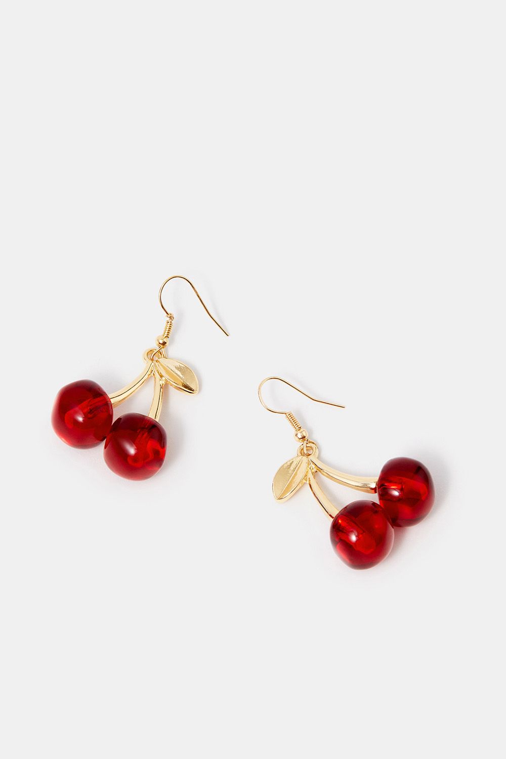 Accessorize Cherry Resin Drop Earrings
