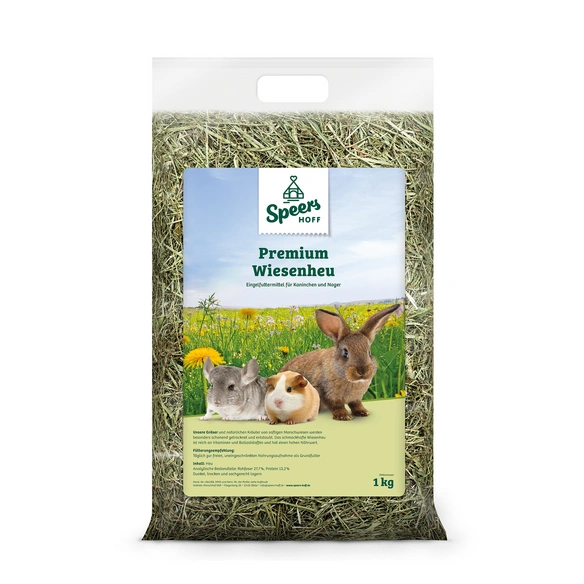 Nagerfutter »Heu«, 3 Säcke, 5,3 kg