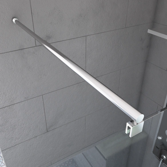 Haltestange, Aluminium, chromfarben